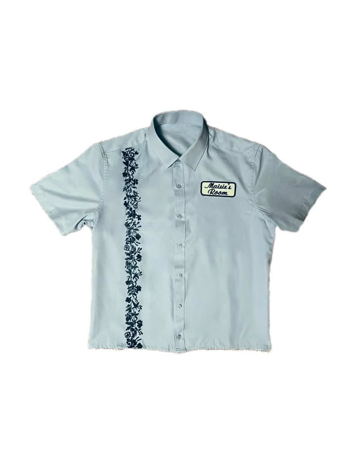 Helmet button up shirt in blue