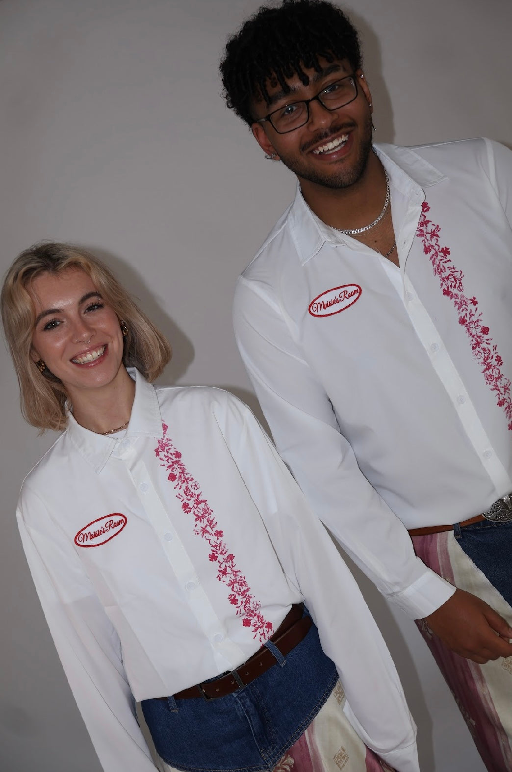 Firearm Button up shirt in White