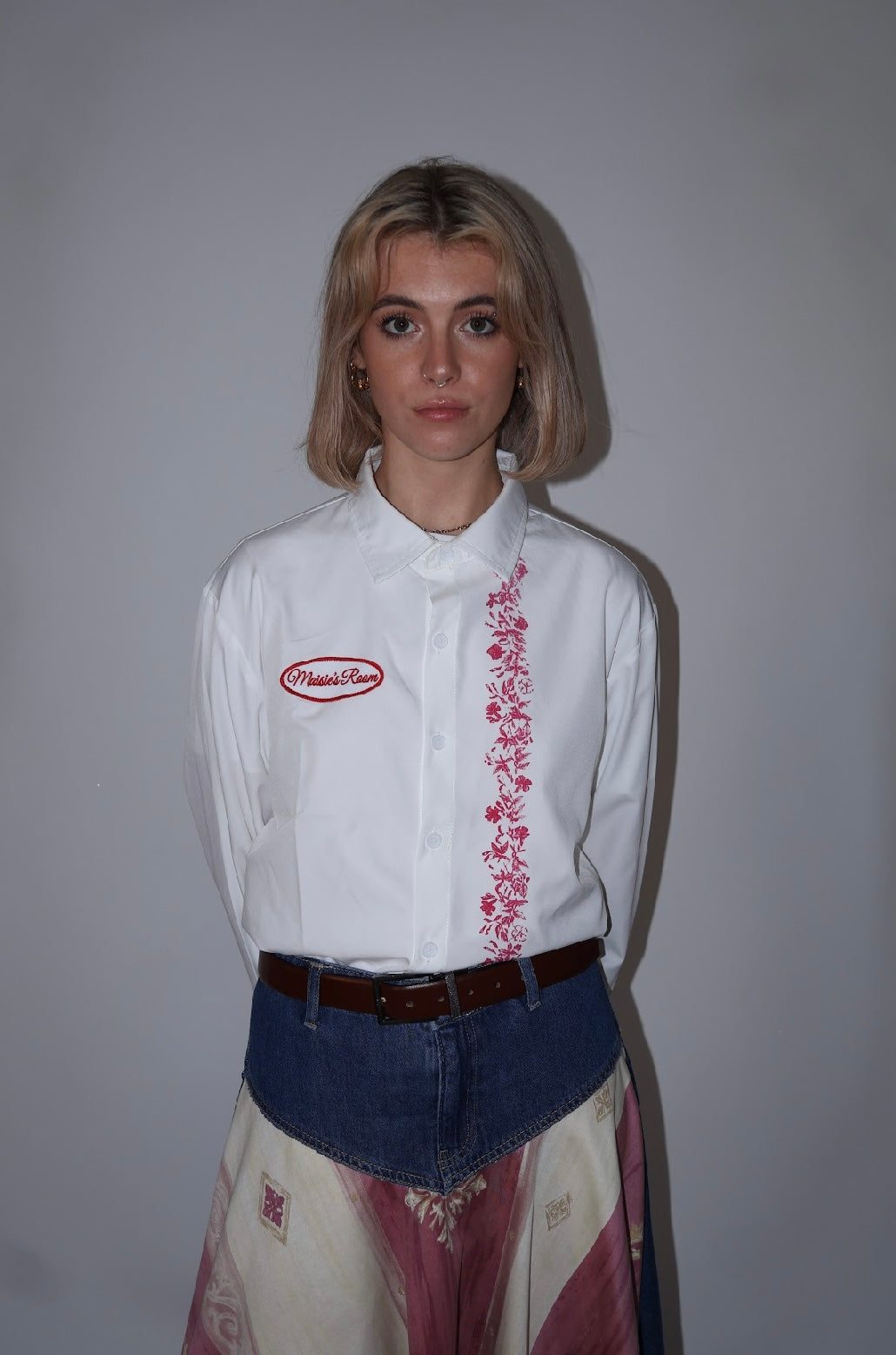 Firearm Button up shirt in White