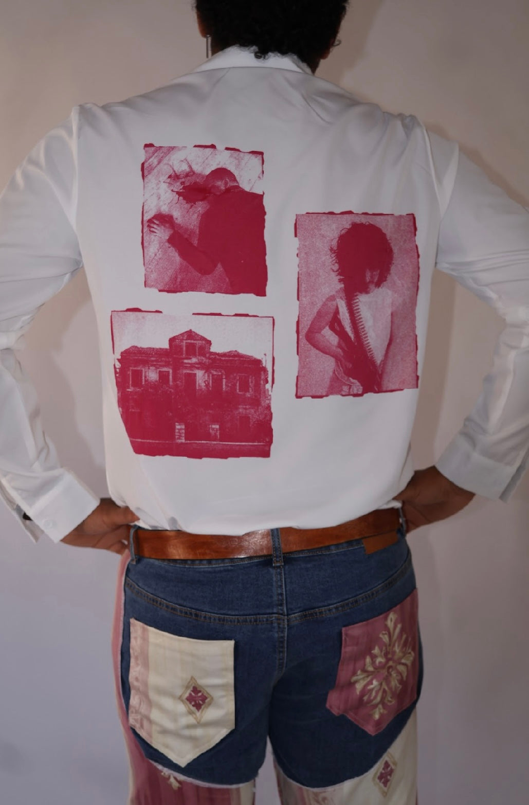 Firearm Button up shirt in White