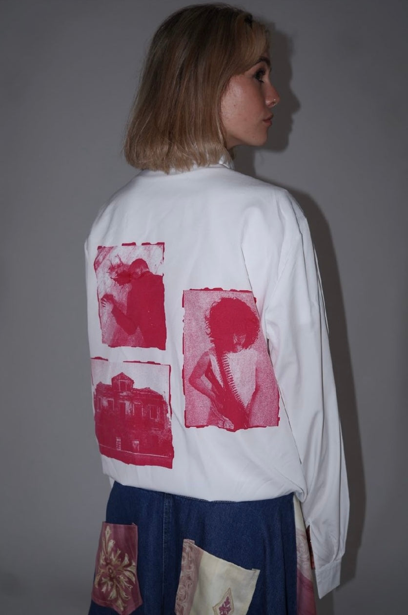 Firearm Button up shirt in White