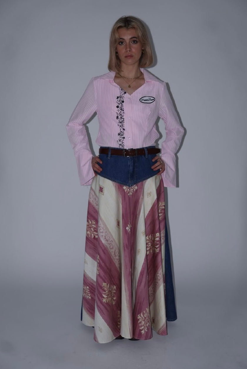 Heaven Sent button up shirt Pink